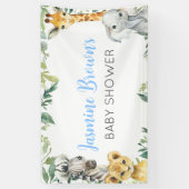 Safari / Jungle Tiere digitale Hintergrund, Banner (Vertikal)