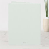 Safari Jungle Tiere Geburtstag Danke Karte (Rückseite)