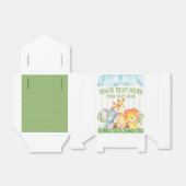 Safari Jungle Zoo Animal Gastgeschenk Box Geschenkschachtel (Ungefaltet)