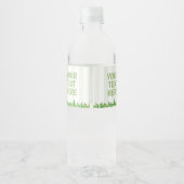 Safari Jungle Zoo Tiere Wasserflaschen Etikett (Rückseite)