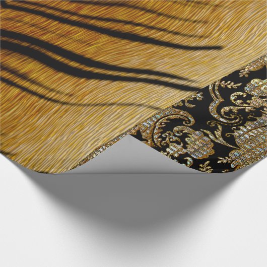 Safari Knight Elegante Geschenkpapier (Ecke)