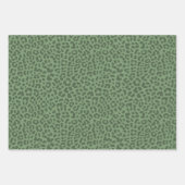 Safari Leopard Print Wrapping Paper Sheets Geschenkpapier Set (Vorderseite 3)