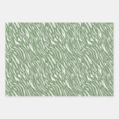 Safari Leopard Print Wrapping Paper Sheets Geschenkpapier Set (Vorderseite 2)