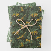 Safari Leopard Print Wrapping Paper Sheets Geschenkpapier Set (Beispiel)