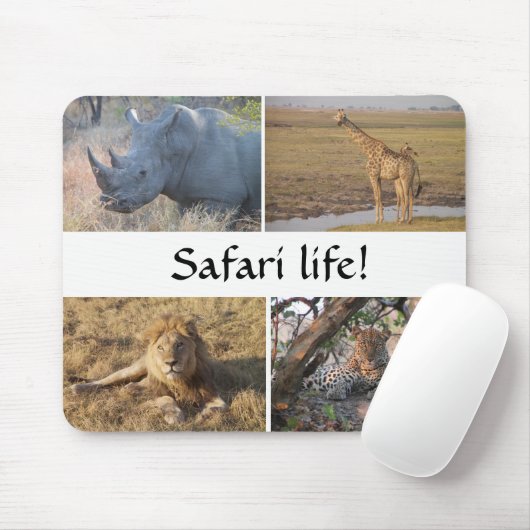 Safari Life Mouse Pad Mousepad (Mit Mouse)
