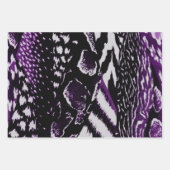 Safari Lila Geschenkpapier Set (Vorderseite 2)