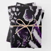 Safari Lila Geschenkpapier Set (Beispiel)