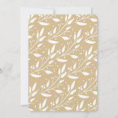 Safari Lion Baby Shower Einladung (Rückseite)