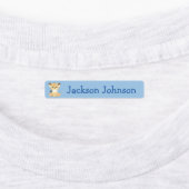 Safari Lion Giraffe Monkey Zebra Girl Name Etiketten (Befestigt)