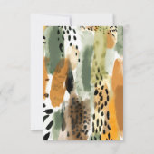 Safari Little Animals Jungle Vielen Dank Dankeskarte (Rückseite)