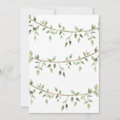 Safari Little Wild One Baby Clothes Baby Dusche Einladung (Rückseite)