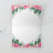 Safari Mädchen danke Karte (Innenseite)