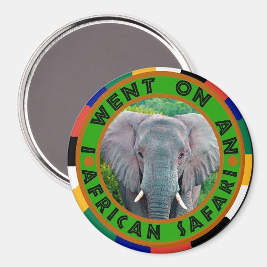 Safari Magnet (Vorderseite/Rückseite)
