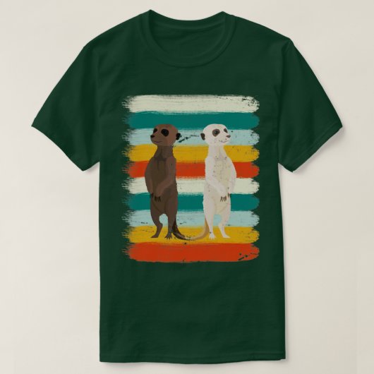 Safari Meerkat T-Shirt (Design vorne)