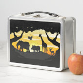 Safari Metall Brotdose (Beispiel)