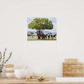 Safari | Mikumi National Park, Tansania Poster (Küche)