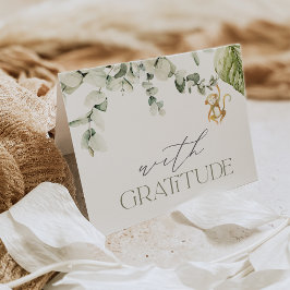 Safari Monkey Baby Dusche Dankeskarte