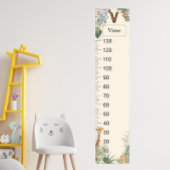 Safari Namensmonogramm V Wachstumschart Poster