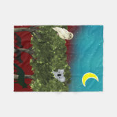Safari Night Fleece Blanket (Vorderseite (Horizontal))