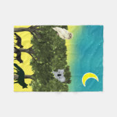 Safari Night Fleecedecke (Vorderseite (Horizontal))