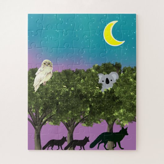 Safari Night Jigsaw Puzzle (Vertikal)