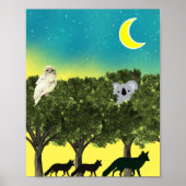 Safari Night Poster (Vorne)