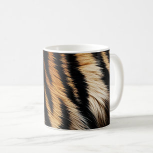 Safari Orange Black Tiger Kaffeetasse