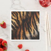 Safari Orange Black Tiger Serviette (Beispiel)