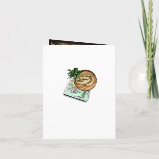 Safari Outdoor Polterabend Einladung (Rückseite)