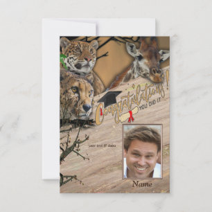 Safari Outdoor RSVP Card Karte