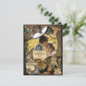 Safari Outdoor Save the Date Ankündigung (Stehend Vorderseite)