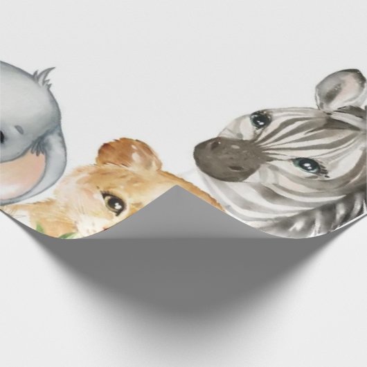 Safari-Packpapier Geschenkpapier (Ecke)