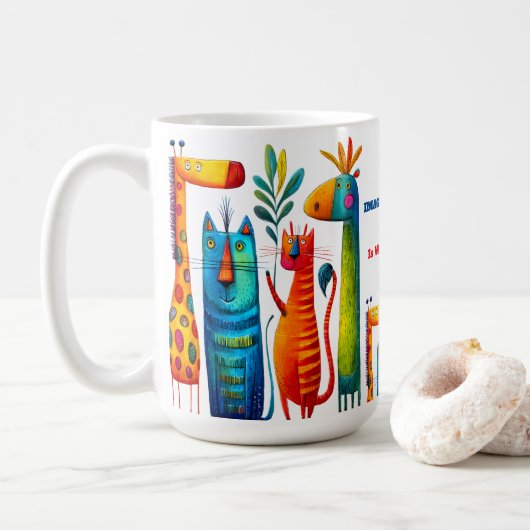 Safari Pals Mug Kaffeetasse (Mit Donut)