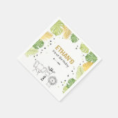 Safari Paper Napkins Zoo Wild Jungle Animals Boy Serviette (Ecke)