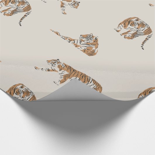 Safari-Papier für einen wilden Dschungel Geschenkpapier (Ecke)