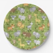 Safari Pappteller (Vorderseite)