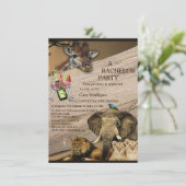 Safari Park Outdoor Bachelor Party (Stehend Vorderseite)