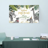 Safari Party Animal Birthday Banner (Messeveranstaltung)