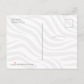 Safari Party Dschungeltiere Junge ersten Geburtsta Einladungspostkarte (Rückseite)