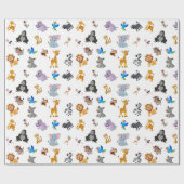 Safari-Party Geschenkpapier (Flach)