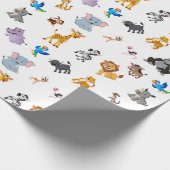 Safari-Party Geschenkpapier (Ecke)