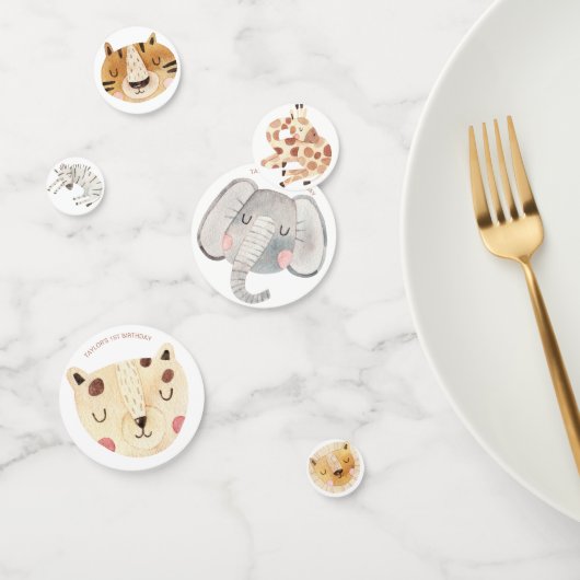 SAFARI-Party Konfetti (Gruppe)