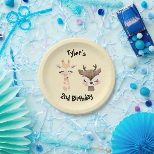 Safari Party Personalisierte Teller (Party)