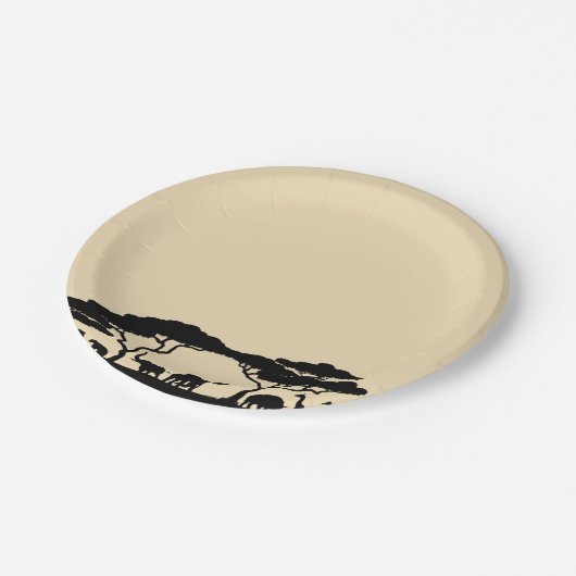 Safari Party Teller (Schrägansicht)