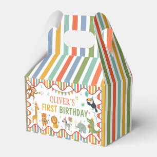 Safari-Party-Tiere Kinder-Geburtstags-Geschenkboxe Geschenkschachtel