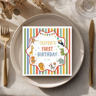 Safari-Party-Tiere Kinder Geburtstagsservietten Serviette