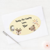 Safari Party Vielen Dank, Sticker (Umschlag)