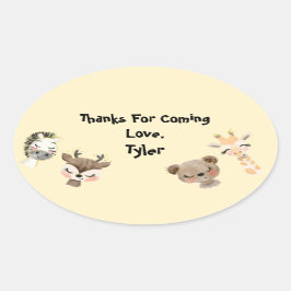 Safari Party Vielen Dank, Sticker