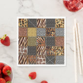 Safari Patchwork Paper Napkins Serviette (Beispiel)