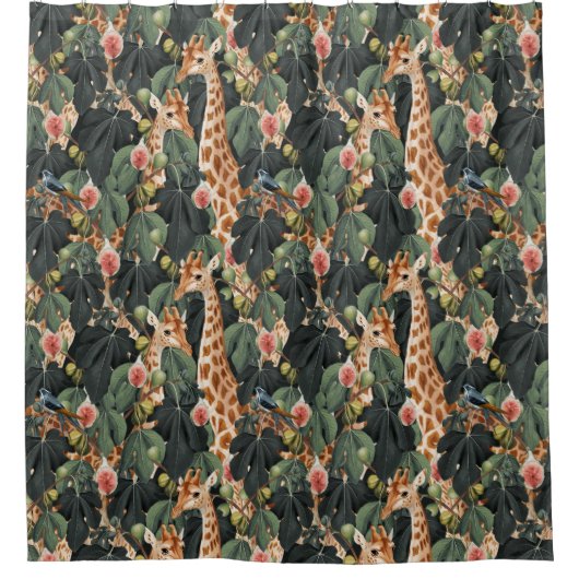 Safari Pattern Duschvorhang (Vorderseite)